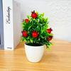 Fake Flower Pot Ornaments Pepper Plant Pomegranate