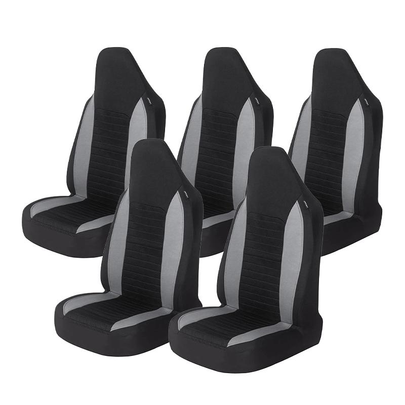 5 шт. чехлы для автомобильных сидений дышащие передние автомобильные чехлы, автомобильные ковшеобразные защитные чехлы универсальные для внедорожников и седанов