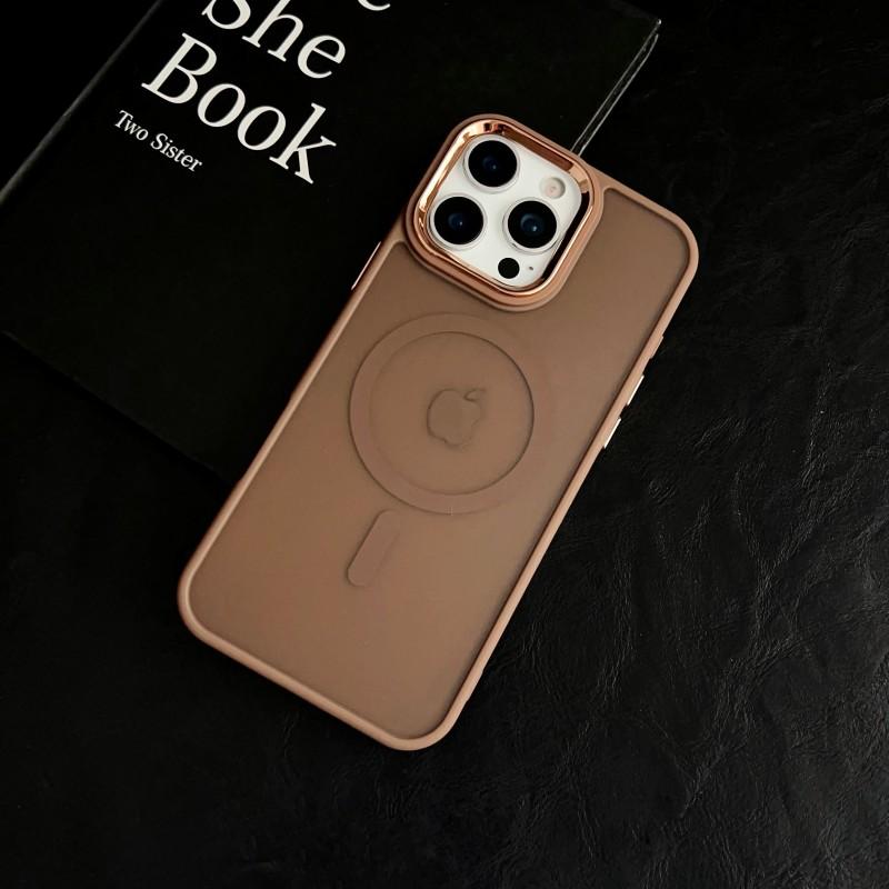 Magnetic Luxury Matte Translucent Armor Shockproof Case For iPhone 16 15 14 13 12 11 Pro Max Plus Magsafe Wireless Charge Cover