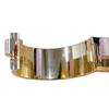 HERMES Charnière Bangle Bangle Gold Plated White x Beige x Gold Women Used