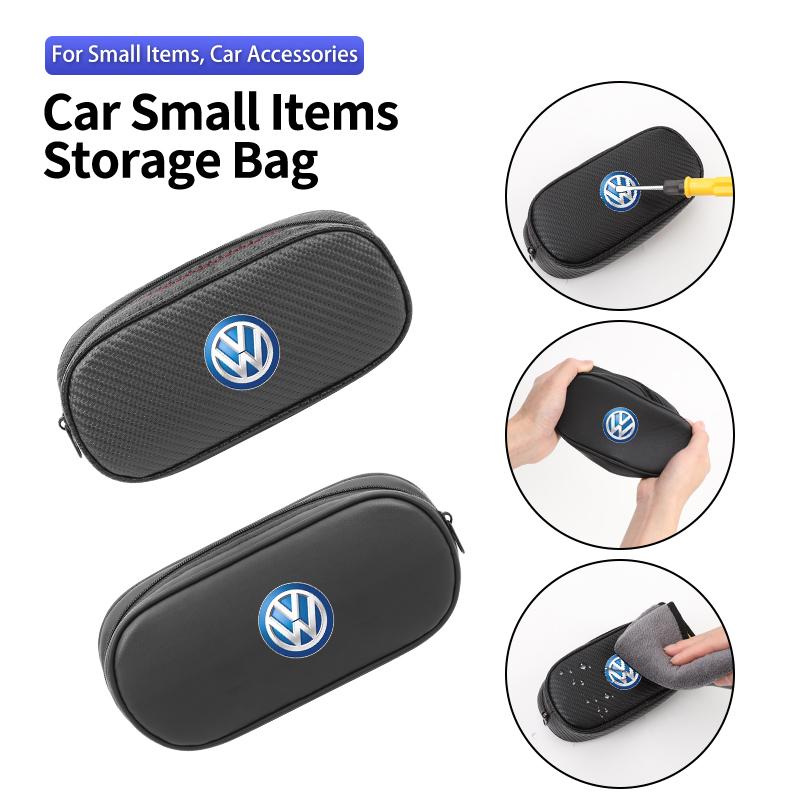 Cup Holders Car Seatback Storage Bag Door Tools Organizer Card Holder Accessories For Volkswagen VW Jetta Golf Beetle CC EOS GTI 1GTD