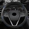Car Steering Wheel Cover Leather 38cm for Toyota Corolla Fortuner Sequoia Auris Avensis YARIS Vios Celica 86 Rav4 4Runner C-HR