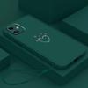 N83 Сердце и лист искусства с шнурком Силиконовый прямой край телефон чехлы для iPhone 15 Pro Max Samsung A54 A13 A14 S23 S24 Ultra S20 FE противоударный чехол