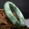Guizhou Emerald Bracelet, Jade Color, Green Floating Flower, Female Style, Girl's Wangfu Bracelet with Gift Box