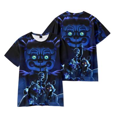 Новое поступление Женская Мужская повседневная футболка Five Nights At Freddy's Print Футболка Летняя женская мужская одежда Модные футболки