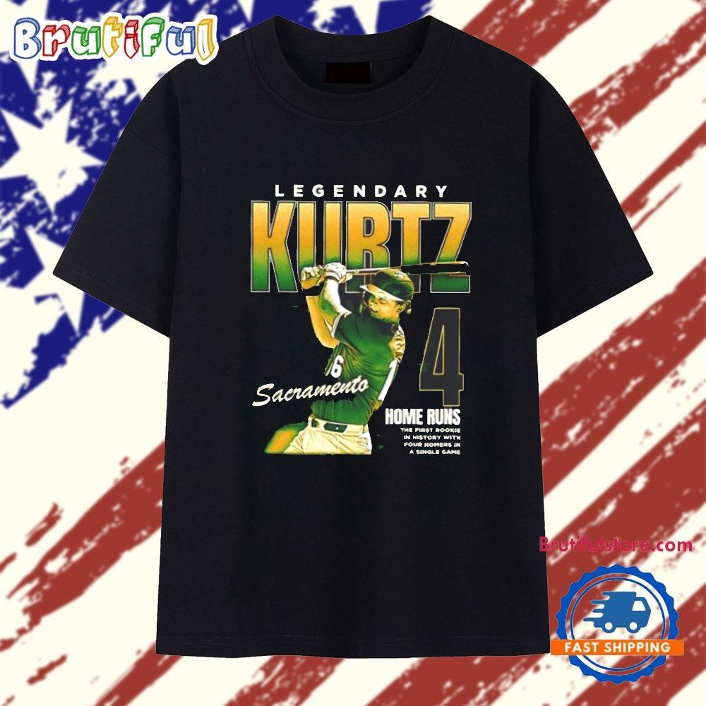 Legendary Nick Kurtz Sacramento Home Runs Retro T-Shirt S-5XL Unisex T-Shirt