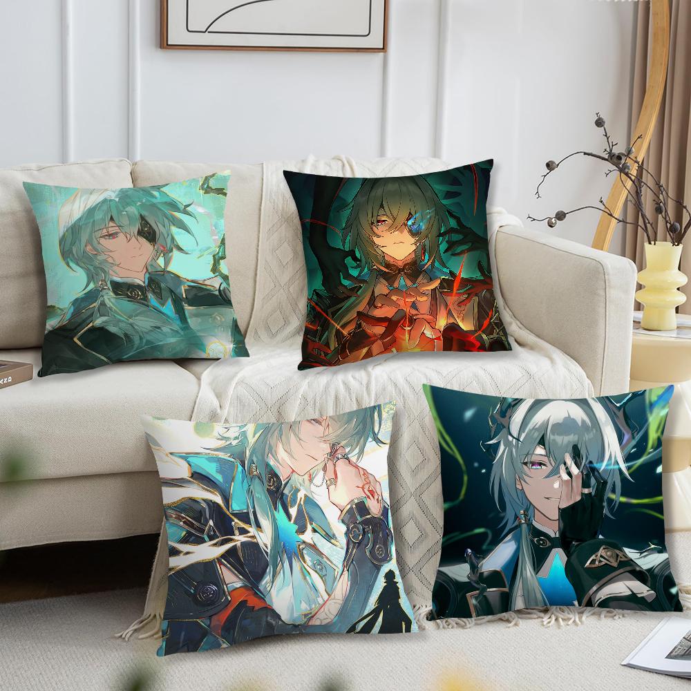 Anaxa Game Наволочка для подушки Honkai Star Rail Подушка Комната Спальня Изголовье Диван Гостиная Спинка Подушка для сна