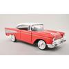 Assembled Miniatures - Chevrolet Bel Air Red/white 1957 1/24 Motormax