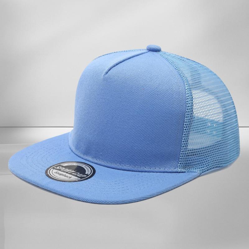 Hip Hop Net Cap Flat Edge Baseball Baseball Cap Printed Embroidered Men's and Women's Sunshade Sun Protection Cap