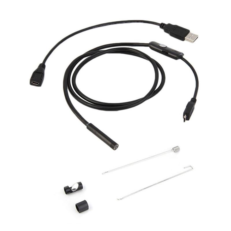 2025 Камера Эндоскоп 7.0 мм Длиной 1м Водонепроницаемый USB Порт 720P