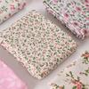 1x1.6m 100% Cotton Floral Fabric Floral Cotton for Skirts Handmade Dress Cotton Pure Cotton Floral Textile