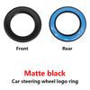 ABS Carbon Fiber Pattern Car Logo Steering Wheel Decoration Sticker Accessories For VW R Gti Line Passat Golf 5 6 Polo Scirocco zw0
