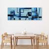 Canvas Print, Blue Abstraction