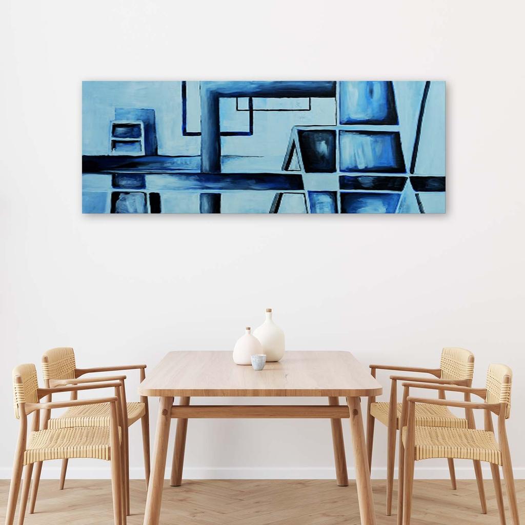 Canvas Print, Blue Abstraction