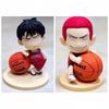 SLAM DUNK Q-версия, опираясь на мяч, Лиучуань кэдэ, держащий мяч, Сакураги ханамичи, кукла, украшение, фигурка в коробке.