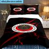 Genkelbigli Club Sports 3PCS Bedding set,Ideal for 1pc Duvet Cover And 2pcs Pillowcases Perfect for Fan gift,Ideal for Bedroom, Dormitory