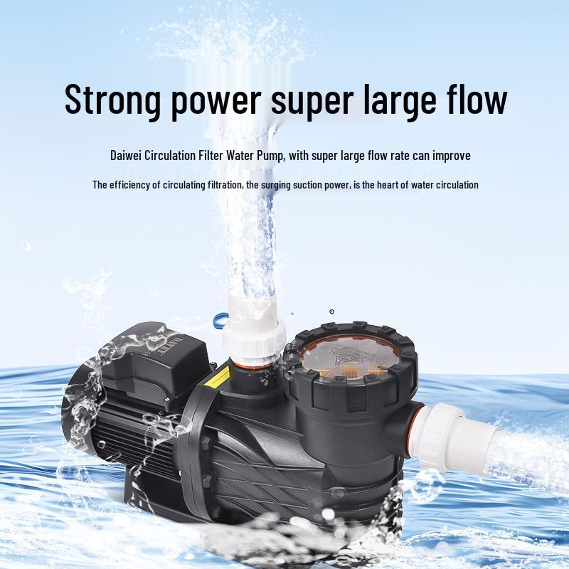 Daiwei Pool Circulation Filter Pump with Hair Collector for Bathtubs & Landscaping