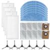 1 Комплект Для ECOVACS Y1 / Y1 Plus / Y1 PRO Фильтр Тряпка для швабры Мешок Боковая Щетка Комплект Аксессуары для Пылесоса Запасные Для Замены