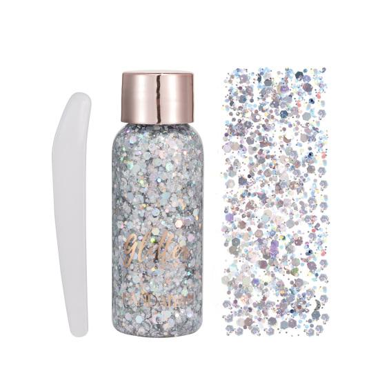 1 Set 32ml Eye Shadow Shining Glitter Waterproof High Light Flash Metal Long-lasting Big Sequins Cosmetic Eye Shadows for Party