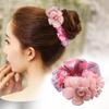 Повседневная резинка для волос с жемчужным цветком, роскошные резинки для волос, модные эластичные резинки для волос для женщин, девушек