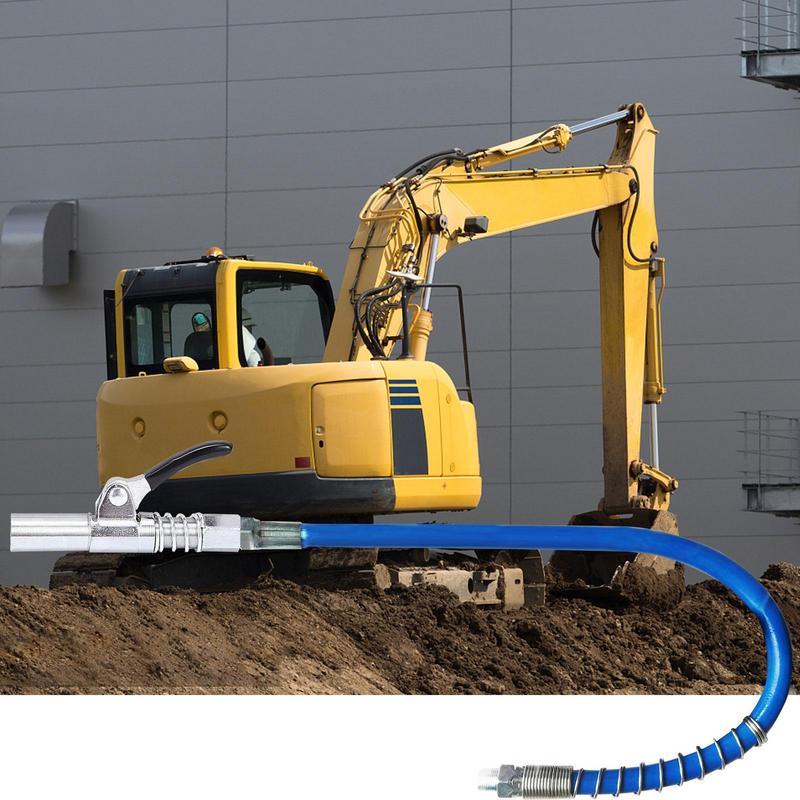 Инструмент для пресс-масленки, шестеренчатый тип, смазочная муфта, замок, шесть пластин, стопорное устройство, 10000 фунтов на квадратный дюйм, быстрое запирание и освобождение