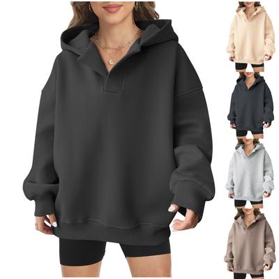 Реальное фото женского флисового худи с капюшоном, с длинным рукавом, однотонный топ, свободный женский