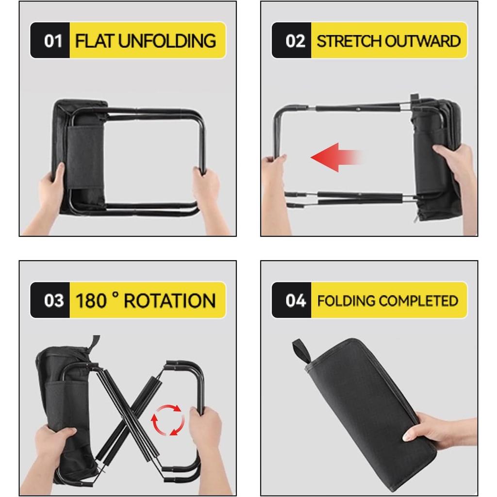 Складной стул для рыбалки, переносной табурет для кемпинга, подарок для рыбака