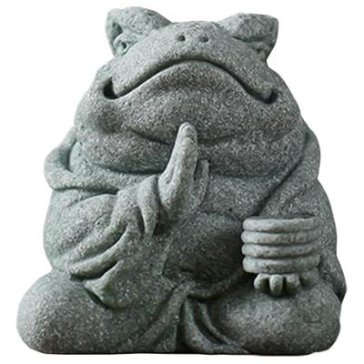 Сумка-саквояж, статуэтка лягушки Дзидзо, предметы интерьера, на удачу, прихожая, сад, успокаивающий (Жаба)