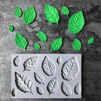 Форма для выпечки Дизайн Лист Легкая очистка Силиконовая DIY Жаропрочная Форма для торта для торта