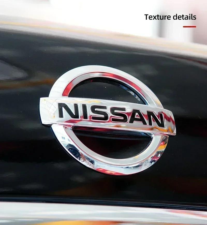 ABS для Nissan X-Trail Qashqai Tiida Teana Livina NP300 Sentra Altima Versa Автомобильный Передний Капот Задний Значок Значок Багажника Наклейка