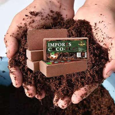 Органический кокосовый кирпич: Богатая питательными веществами почва для цветов, овощей и суккулентов - прессованный кокосовый порошок с кокосовыми отрубями