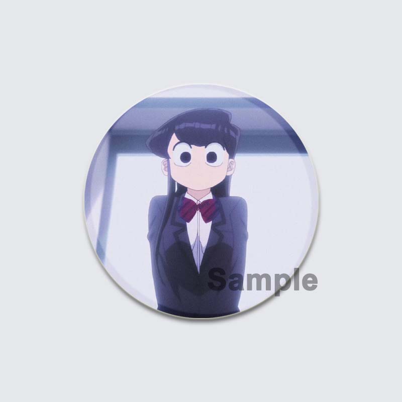 32/44/58 мм Komi Can T Communicate Круглая булавка Милая мультяшная застежка-брошь для рюкзака Аксессуары для одежды Аниме Коллекция Значков Украшения