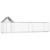 Chicken Coop 5x1x1.5 m Galvanized Steel