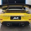 Porsche 718 GT4 Modified Carbon Fiber Rear Diffuser, Dual Exit Rear Lip.