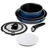 Tefal Frying Pan 7-piece Set Ingenio Neo Royal Blue Intense L43794 For Open Flame Only (IH Not Available)