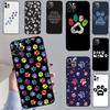 Чехол-бампер для телефона Samsung Galaxy S25 Ultra S20 S21 S22 S23 S24 S9 S10 Plus S25 FE с цветным узором лапки собаки