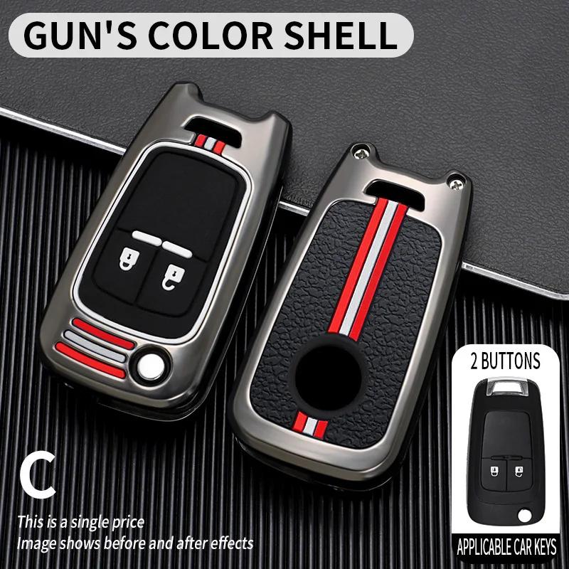 for Buick /Opel Vauxhall Insignia Astra J Mokka Zafira GL8 for Chevrolet Cruze Malibu Aveo Lova for Car Key Cover Fob Case Shell