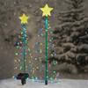 Outdoor Waterproof Christmas Led Solar Tree Light Decoration Solar Powered String Lights NewYear Home Ornament Garden Decoration