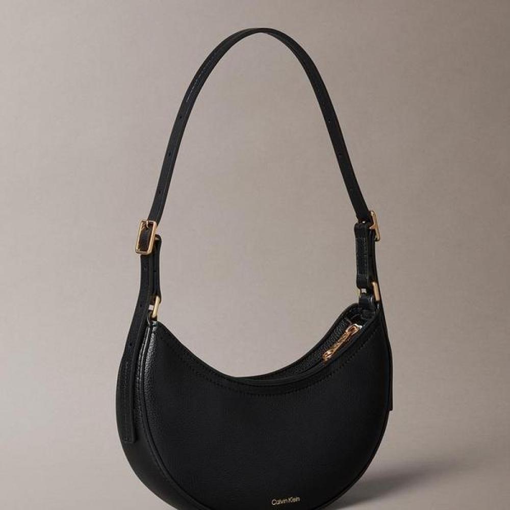 Calvin Klein Women Hardware Monogram Crescent Shoulder Bag 4f3853g Ub1