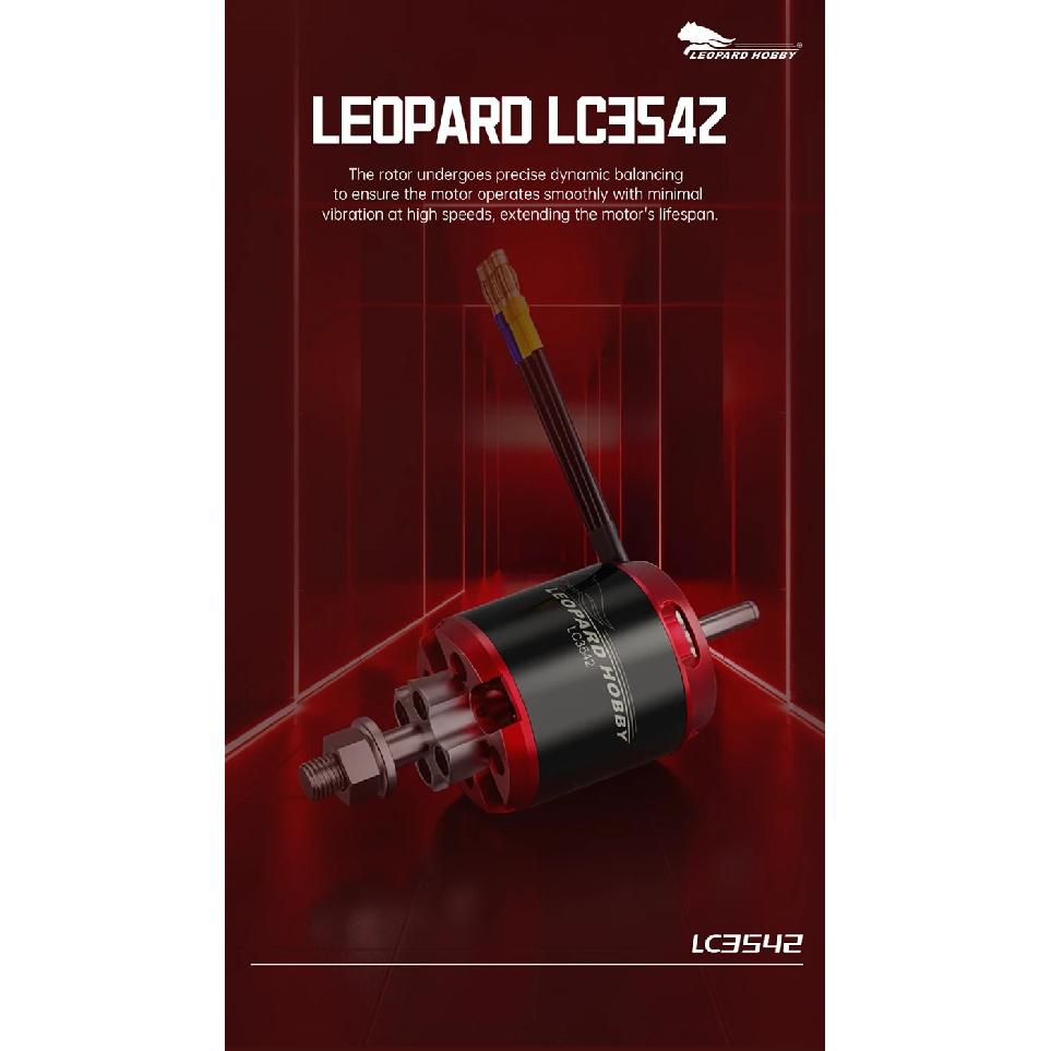Leopard Hobby LC3542 Brushless Outrunner Motor High Torque 4S-6S For 1/10 Fixed Wing RC Model Parts