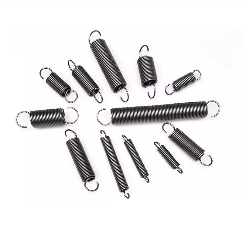 65Mn Open Hook Tension Spring Wire Diameter 1.0mm with O hook extension spring Outer Diameter 5-12mm Extension Spring