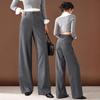 Genuine Brand Suit Narrow Casual Pants Women'S Spring New High-Waisted And Thin Wide-Leg Pants Mopping Straight Trousers