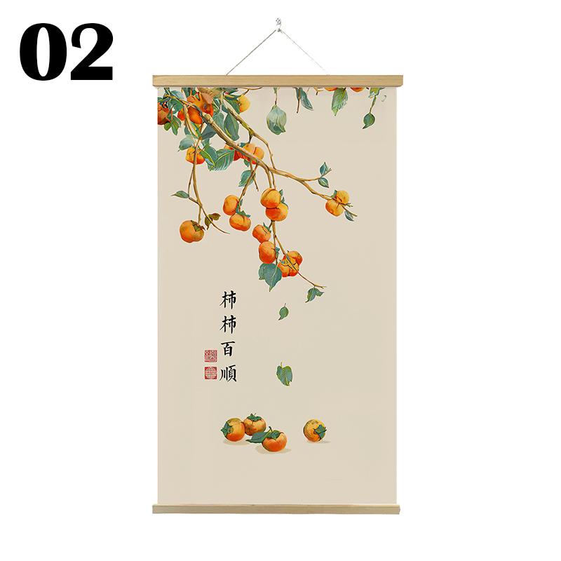 Японские постеры и принты на холсте укиё-э, украшение для дома, настенная живопись, картина с подвесным свитком из цельного дерева