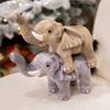 Elephant Soft Cartoon Animal Toy Plush Cushion Ornament For Kids Decor Bedroom
