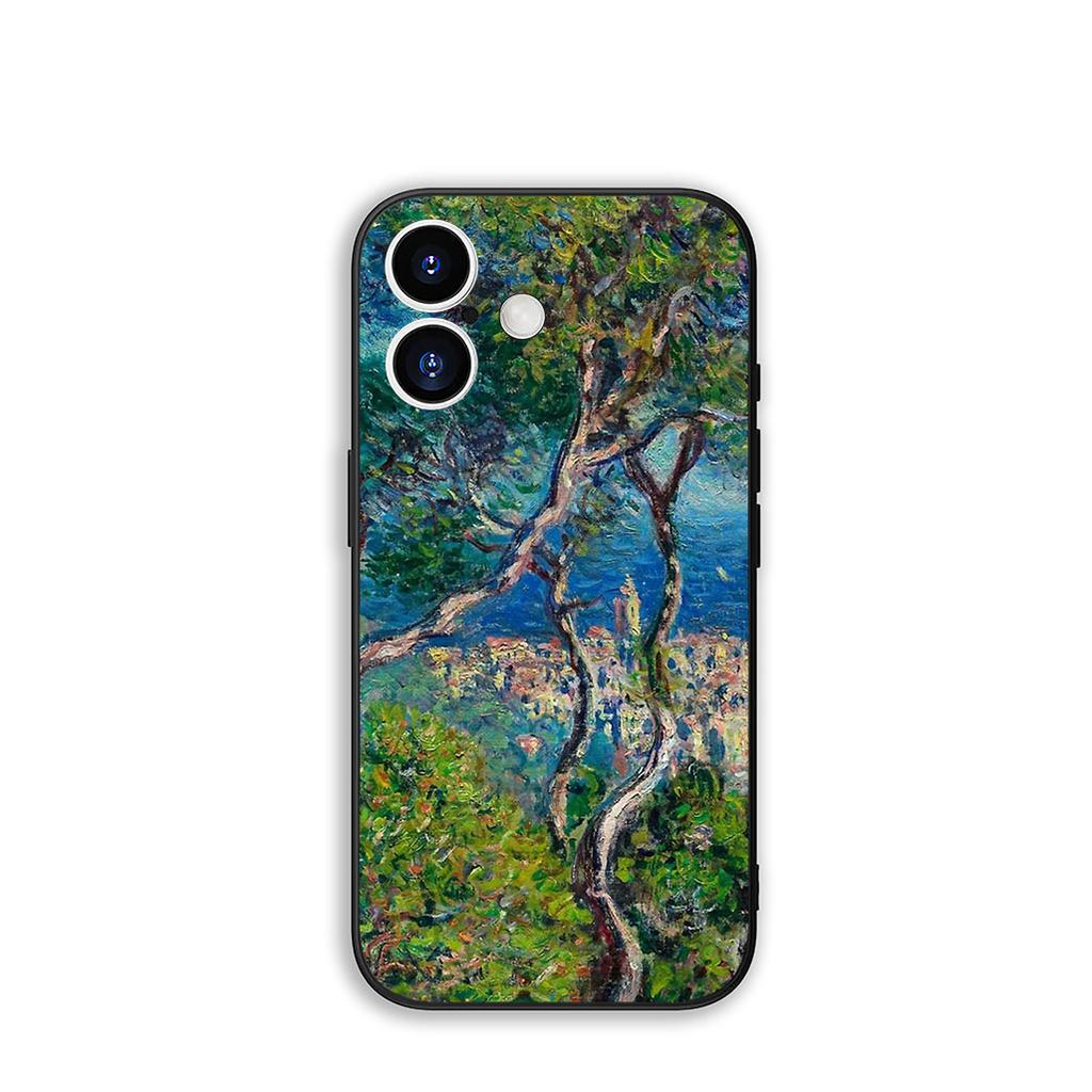Для Samsung Galaxy A36 A17 A26 A07 A35 A54 A53 A13 A33 A34 S8 S20 S21 FE S10 Plus Чехол Клод Моне Импрессионизм Кувшинки Кошка