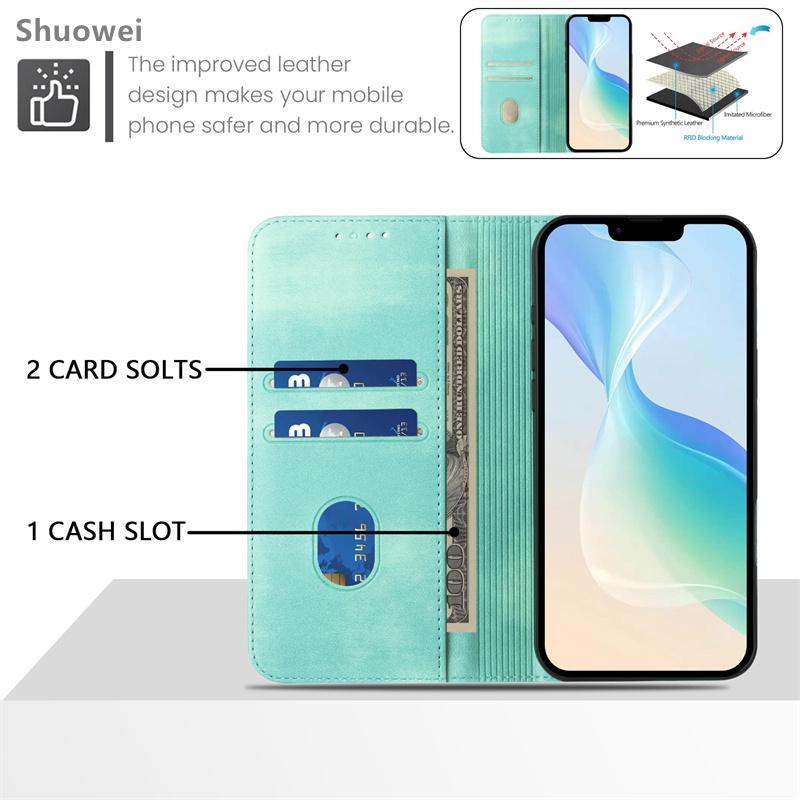 Casing For Infinix Hot 8 9 10 10i 10S 10T 40 Lite 11 Play Pro 4G Slim Wallet Leather Card Slot Flip Cover Case