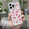 Мягкий прозрачный чехол для телефона iPhone 15, чехлы для iPhone 14 13 12 11 Pro Max XS X XR 7 8 15 14 Plus SE 2020, чехол с узором вишневый бант