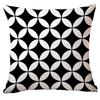 Polyester Colorful Geometric Pillow Case Combination Home Sofa Cushion Pillow Case