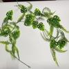 Artificial Tortoise Leaf Vine Wall Hanging for Indoor Decoration