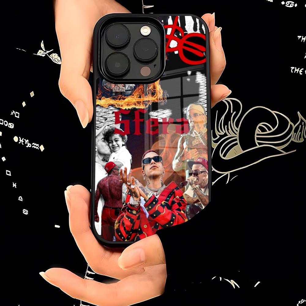 Чехол для телефона S-Sfera E-Ebbasta Singer PC+TPU для Samsung Galaxy S26 S25 S23 S24 S21 S22 S20 Ultra Air Fe Plus